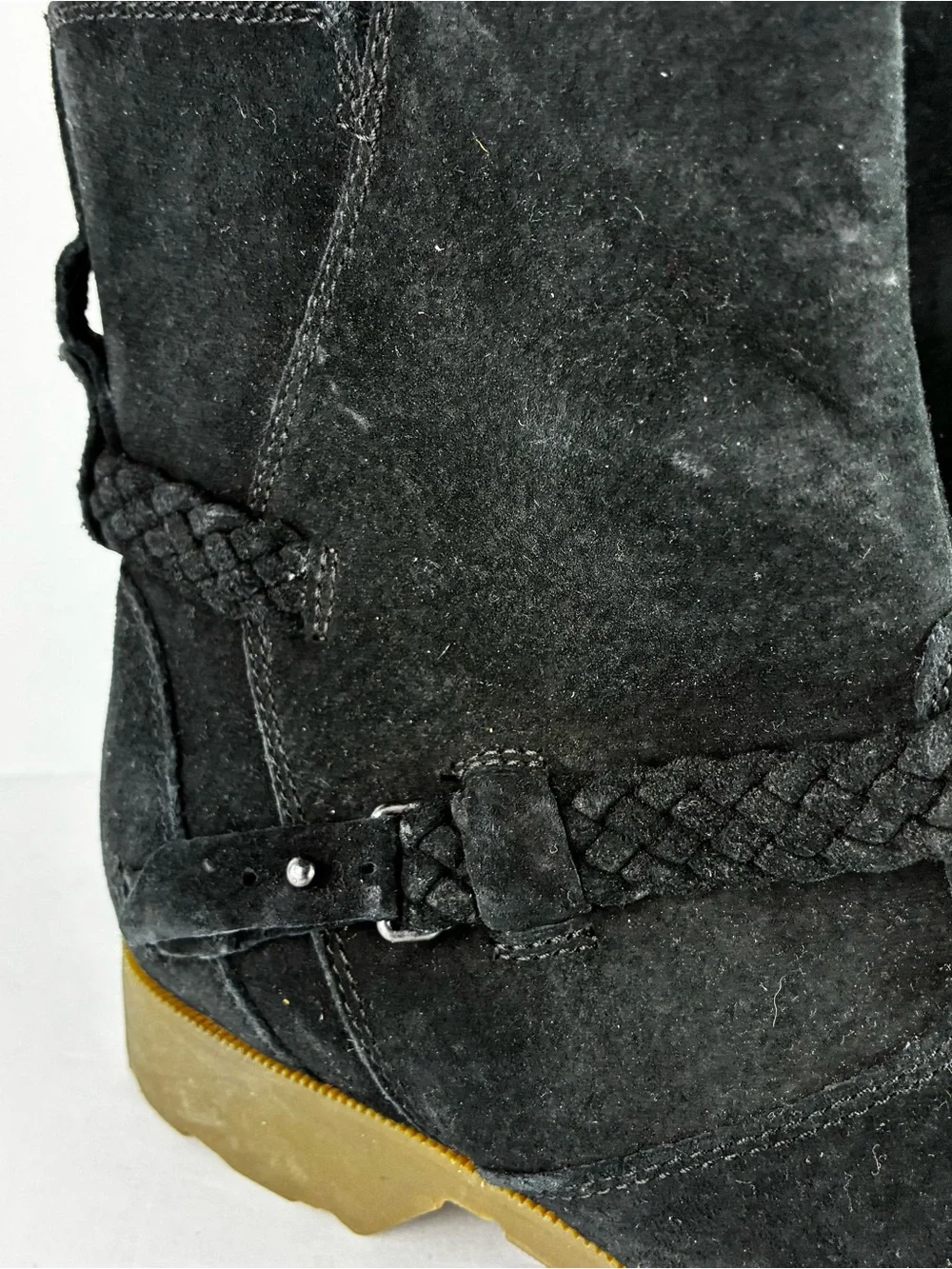 Teva De La Vina Black Suede Boots